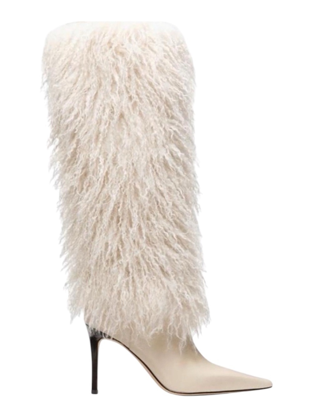 Michael Kors Dawn 90MM Faux-Shearling & Leather Boots